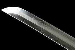 墨陨斩 katana product detail image 5 showing blade, saya, and fittings