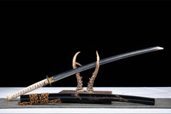 katana product detail image 5 showing blade, saya, and fittings