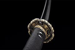 火焰太刀收藏版 tachi product detail image 5 showing blade, saya, and fittings