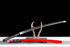 katana product detail image 5 showing blade, saya, and fittings
