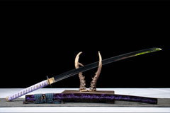 katana product detail image 5 showing blade, saya, and fittings