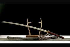 御菊太刀 tachi product detail image 5 showing blade, saya, and fittings