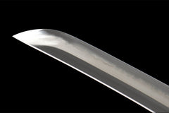 檀棕金络 tanto product detail image 5 showing blade, saya, and fittings