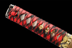 wakizashi product detail image 5 showing blade, saya, and fittings
