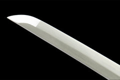 玉魄剑 katana product detail image 5 showing blade, saya, and fittings