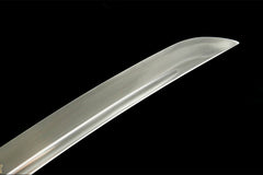 黑煞锋 wakizashi product detail image 5 showing blade, saya, and fittings