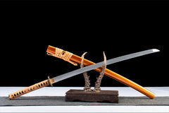 断水无痕 katana product detail image 5 showing blade, saya, and fittings
