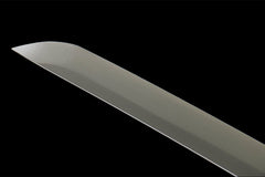 黑曜斩 katana product detail image 5 showing blade, saya, and fittings