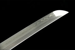 银澜 katana product detail image 5 showing blade, saya, and fittings