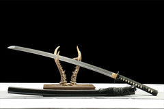 烬灭锋 katana product detail image 5 showing blade, saya, and fittings