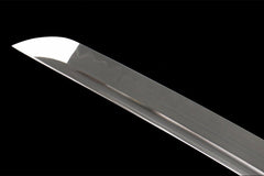 翎金玄刃 wakizashi product detail image 5 showing blade, saya, and fittings
