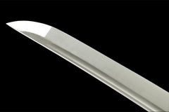 玉芒刃 katana product detail image 5 showing blade, saya, and fittings
