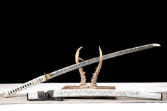 Musashi 1060 Katana with Silver-Brushed Saya product photo 6