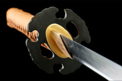 棕锋 katana product detail image 6 showing blade, saya, and fittings