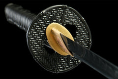 寂电锋 katana product detail image 6 showing blade, saya, and fittings