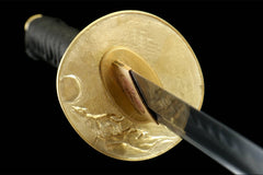 玄云斩 katana product detail image 6 showing blade, saya, and fittings