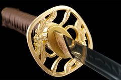 金翎刀 katana product detail image 6 showing blade, saya, and fittings