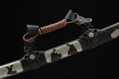 全铜太刀2 tachi product detail image 6 showing blade, saya, and fittings