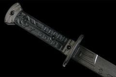 无声者-美式武士刀 katana product detail image 6 showing blade, saya, and fittings