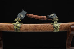 御林太刀 tachi product detail image 6 showing blade, saya, and fittings