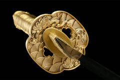 银澜 katana product detail image 6 showing blade, saya, and fittings