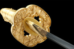 银澜胁差 wakizashi product detail image 6 showing blade, saya, and fittings