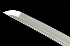 素心刃 katana product detail image 6 showing blade, saya, and fittings
