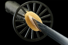 墨锐 katana product detail image 6 showing blade, saya, and fittings