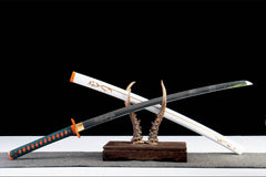 katana product detail image 6 showing blade, saya, and fittings