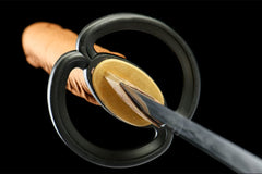 玉魄剑 katana product detail image 6 showing blade, saya, and fittings
