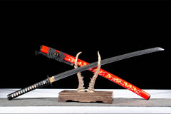 断罪之刃 katana product detail image 6 showing blade, saya, and fittings