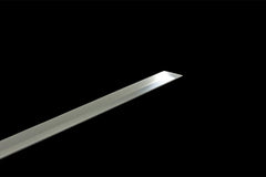 绿幽 chokuto product detail image 6 showing blade, saya, and fittings