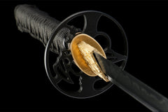 翎金玄刃 wakizashi product detail image 6 showing blade, saya, and fittings