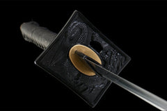 隐芒 katana product detail image 6 showing blade, saya, and fittings