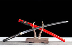 katana product detail image 6 showing blade, saya, and fittings