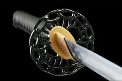 暗魂斩 katana product detail image 6 showing blade, saya, and fittings