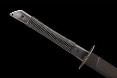 暗猎者-美式武士刀 katana product detail image 6 showing blade, saya, and fittings