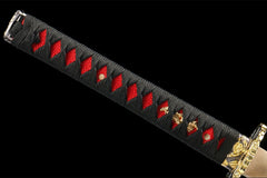 katana product detail image 6 showing blade, saya, and fittings