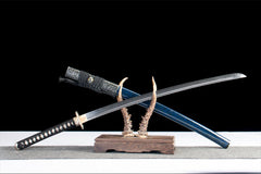 katana product detail image 6 showing blade, saya, and fittings