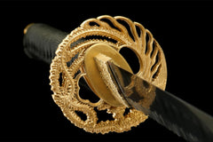 褐锐 katana product detail image 6 showing blade, saya, and fittings