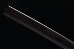 Slate Dusk 5160 spring steel katana in dark brown / blue-gray cord product photo 7