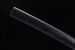 Midnight Scatter 5160 spring steel katana in textured black / black product photo 7