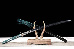 Sakura Titanium-Plated Tsuba 1060 Katana product photo 7