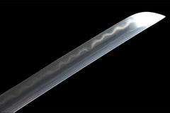 绯金流影 katana product detail image 7 showing blade, saya, and fittings