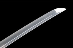 断罪无杀 katana product detail image 7 showing blade, saya, and fittings
