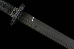 无声者-美式武士刀 katana product detail image 7 showing blade, saya, and fittings