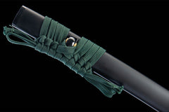 青藤缠月 katana product detail image 7 showing blade, saya, and fittings