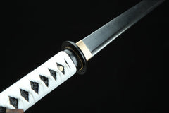白眉道长 chokuto product detail image 7 showing blade, saya, and fittings