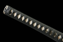 黑芒剑 katana product detail image 7 showing blade, saya, and fittings