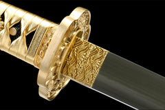 银澜 katana product detail image 7 showing blade, saya, and fittings